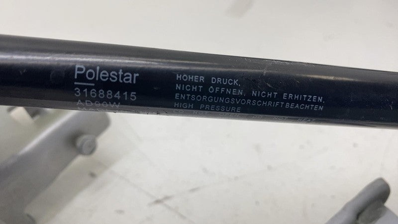 31688415 ⭕ 2021-2023 Polestar 2 PAIR Front Left & Right Hood Bonnet Hinge w/ Shock Strut