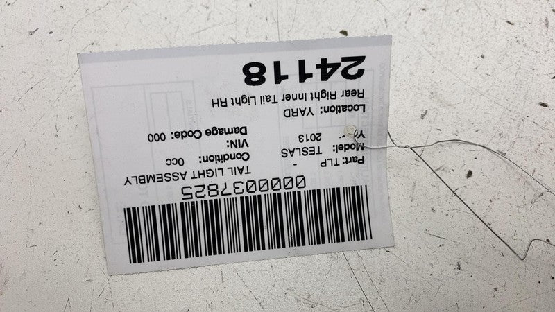 ⭕2012-2023 Tesla Model S X Rear Passenger Tail Light Charge Door Refle