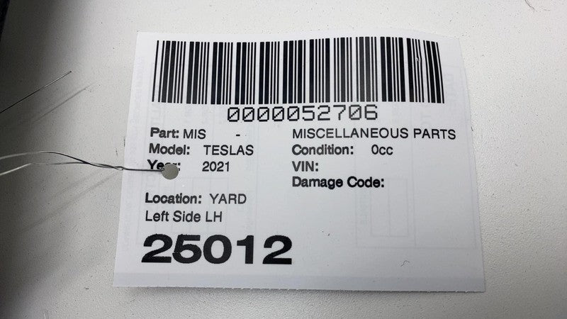 156306200A 2021-2024 Tesla Model S MS Front Driver Side Instrument Panel Dash End Cap Left