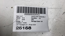 ⭕ 2022 Rivian EDV-700 Front Driver Side Headlight Lamp Assembly Left PT00034392
