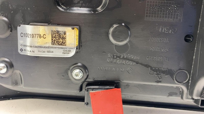 ⭕ 2022-2025 Rivian R1S Rear Left Sill Scuff Plate w/ C-Pillar Trim LH 