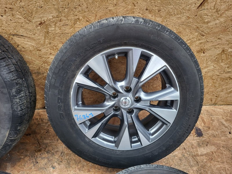 5AA3B DT23 ⭕ 15-19 Nissan Murano SET of 4 Wheel Rim 18" 18x7.5 w/ Continental & Toyo Tire