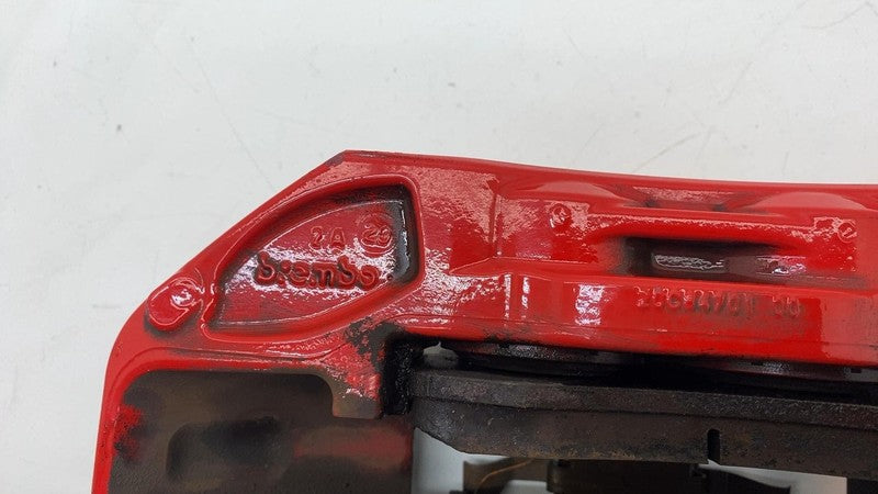 1044641 00 F ⭕ 2017-2023 Tesla Model 3 Front Performance Brake Caliper Red Left 1044641-00-F