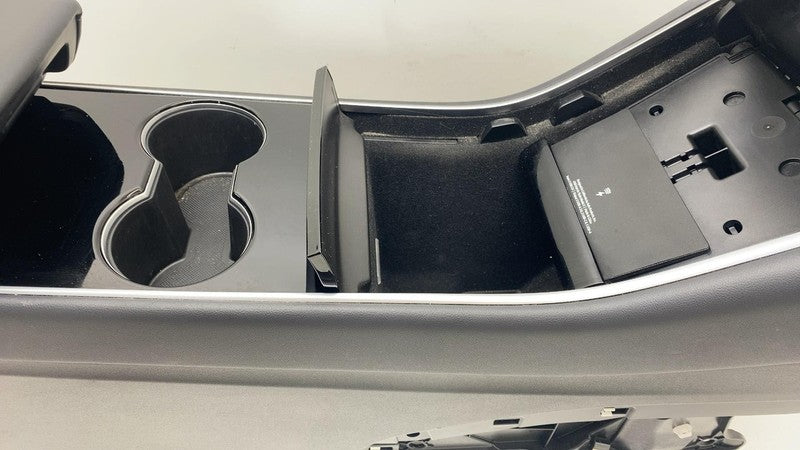 ⭕ 17-20 Model 3 Front Floor Center Console Armrest & Carrier GEN 1  11
