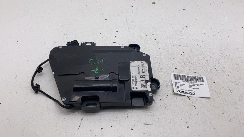 ⭕ 2016-2017 Model S Rear Left Exterior Door Handle Outer Blue PPSB 107