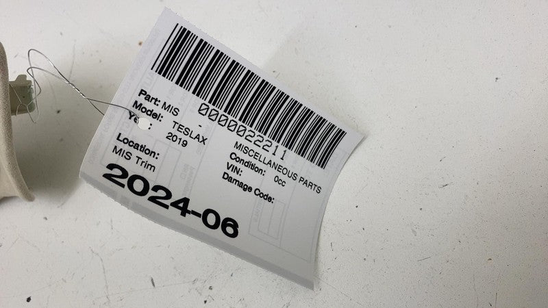 ⭕2016-2020 Tesla Model X Front Left Windshield Sun Visor Trim Bezel 10