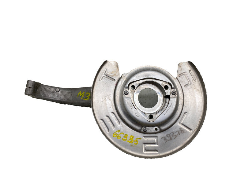 ⭕ 17-23 Model 3 Front Driver Spindle Knuckle w/ Rotor Shield Left 1044