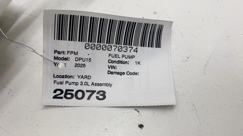 ⭕ 19-25 RAM 1500 3.0L Turbo Engine Gasoline Gas Fuel Pump Unit Assy 68