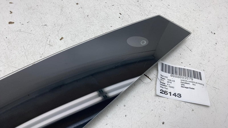 ⭕ 2016-2020 Tesla Model S Left B-Pillar Applique Glass Trim Molding 10