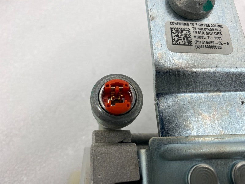 1019469 02 A ⭕ 12-20 Model S Front Passenger 1st Row Seat Belt & Retractor Right 1019469-02-A