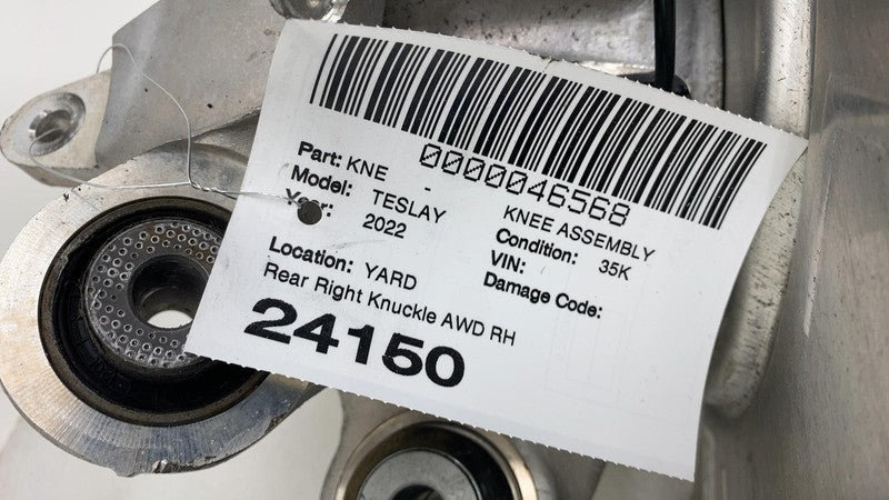 118841600F 2020-2024 Tesla Model Y Rear Right Spindle Knuckle Hub w/ ABS & Dust Shield OEM