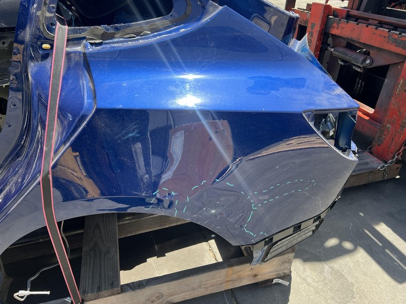 ⭕ 2017-2020 Tesla Model 3 Rear Left Quarter Panel Structural Frame Cut Blue PPSB