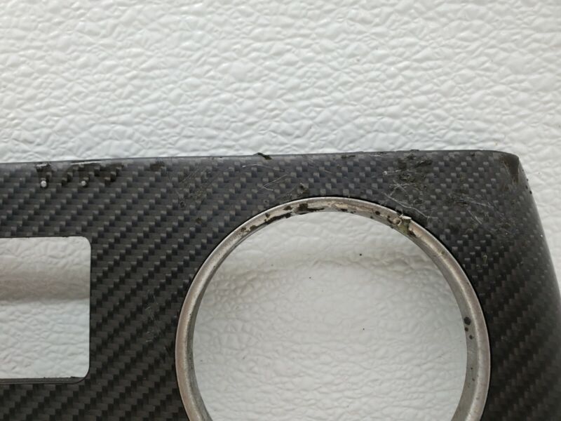 1047750 11 C ⭕16-20 Model X MX Center Console Cup Holder Bezel Trim Carbon Fiber 1047750-11-C
