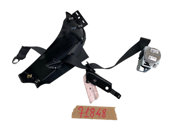 ⭕ 12-15 Model S Rear Right Seat Belt Retractor w/ Mid C-Pillar Trim 1023136-05-D