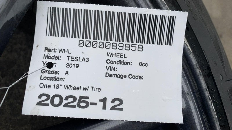 ⭕ 17-20 Model 3 18x8.5 +40MM Wheel Rim w/ Michelin Tire 235/45R18 1044