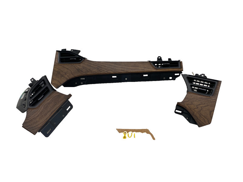 ⭕ 2012-2015 Tesla Model S SET of Dash A/C Air Vent Outlet Dashboard Trim Panel