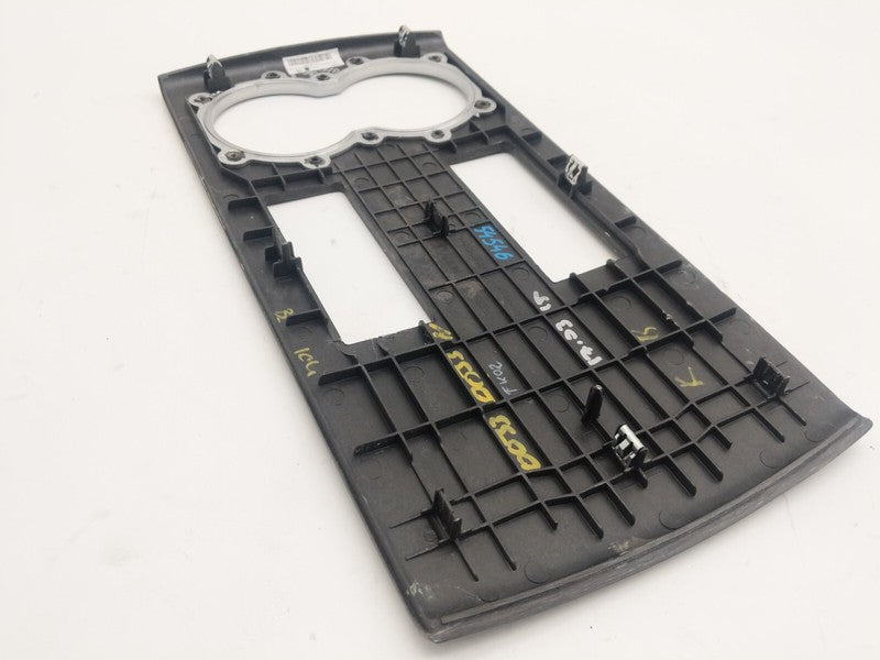 ⭕ 12-20 Model S Center Console Cup Holder Trim Cover Carbon Fiber 1002