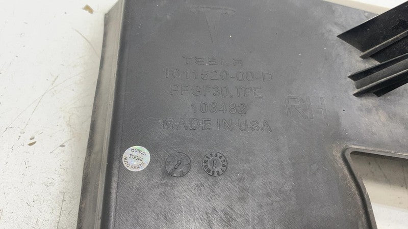 101152000D ⭕12-15 Tesla Model S Front Right A/C Air Conditioner Condenser Duct 1011520-00-D