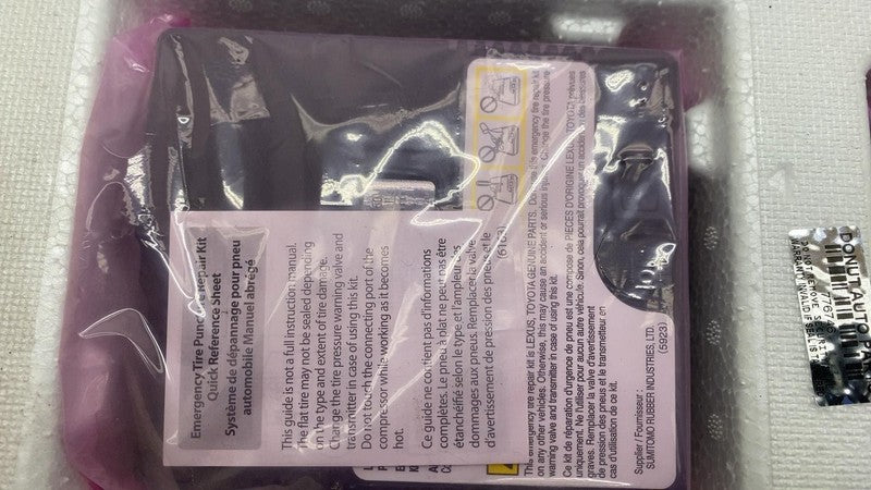 ⭕23-25 Toyota Prius Trunk Floor Storage Compartment w/ Tire Pump Set 6