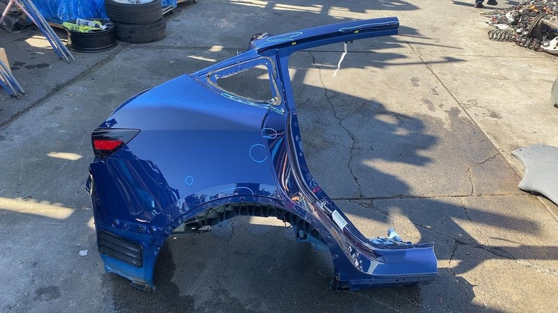 2020-2023 Tesla Model Y Rear Right Quarter Panel Structural Cutout RH Blue PPSB