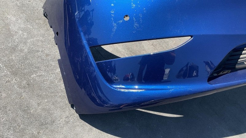⭕ 2020-2022 Tesla Model Y Front Bumper Cover w/ Grille Blue - PPSB 149