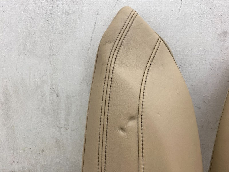 722319723069 ⭕ 12-20 Tesla Model S Rear Left & Right 2nd Row Seat Bolster Cushion Cover Tan