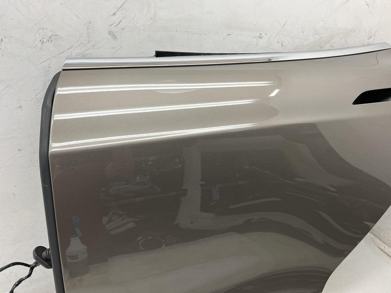 ⭕ 12-15 Tesla Model S Rear Driver Side Door Shell Panel Left Assy Beig