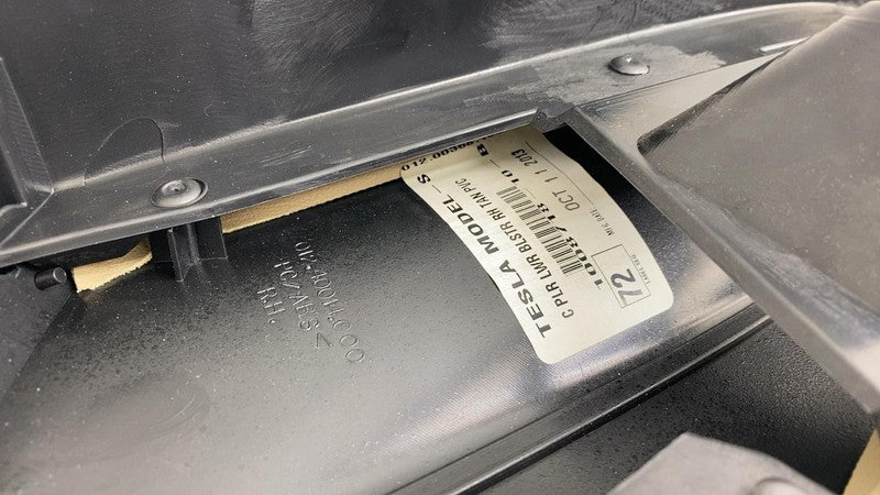 ⭕ 12-15 Tesla Model S Rear Right Passenger Side Lower C-Pillar Trim 10