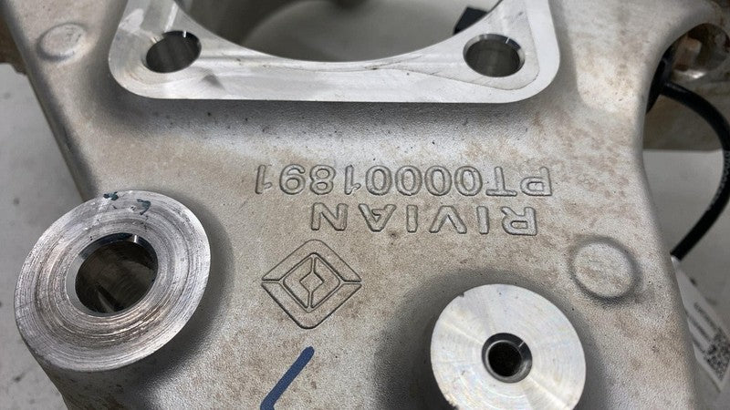 PT00052788-D ⭕ 22-24 Rivian R1T R1S Rear Left Spindle Knuckle w/ Dust Shield AWD PT00001891