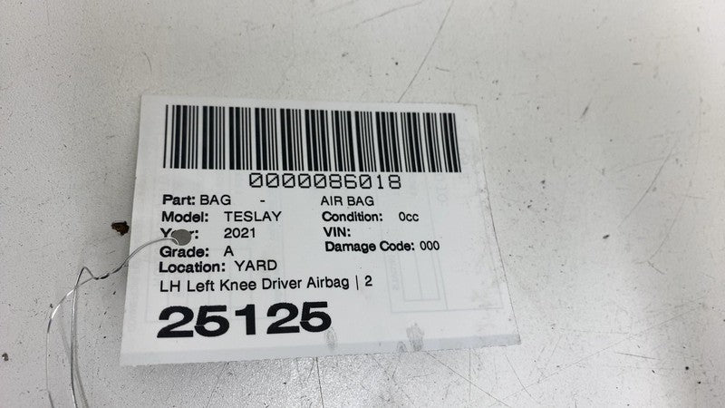 ⭕ 20-24 Model Y Front Driver Lower Knee Safety Airbag Module Left 1077