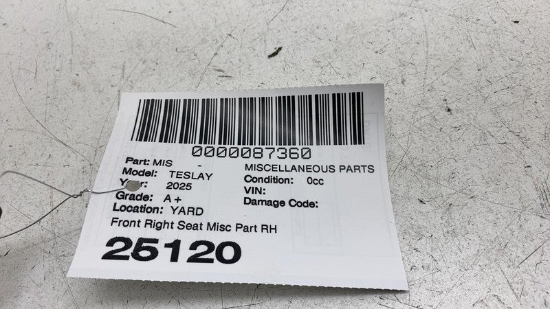 ⭕20-24 Tesla Model Y MY Front Right Seat Recline Tilt Adjustment RH 18