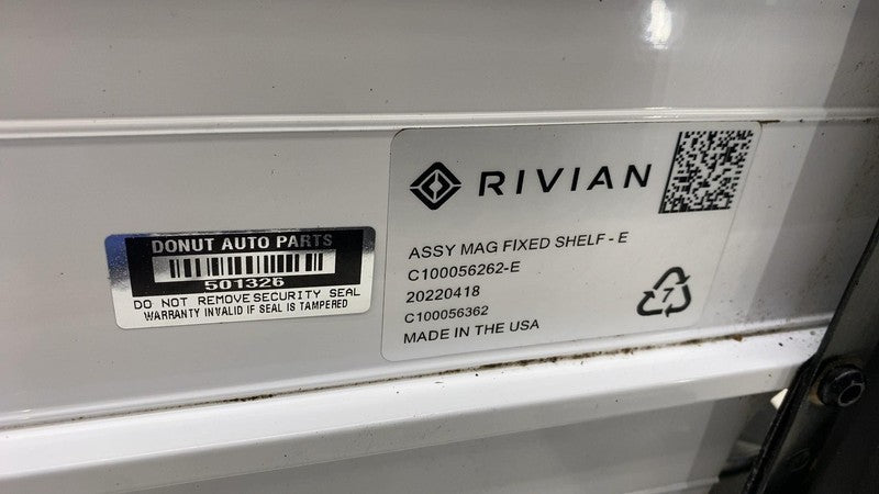 ⭕ 2022 Rivian EDV700 Amazon Van Rear Cargo Fixed Mag Shelf-E Assy C100