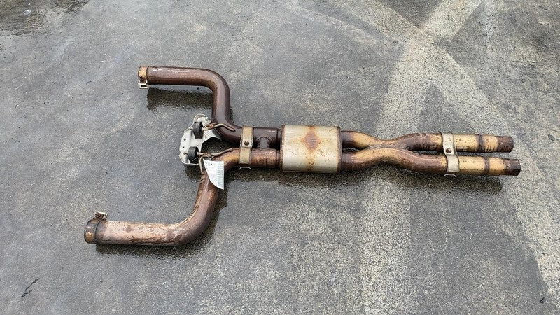⭕ 17-20 Maserati Levante Central Exhaust Muffler Silencer Resonator Pipe Tube