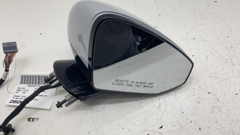 ⭕ 2021-2024 Polestar 2 Front Exterior Door Right Side View Mirror  Silver - 729