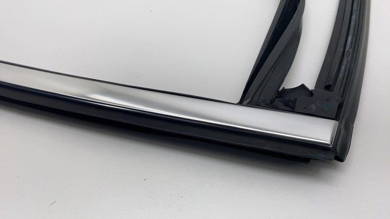2018-2023 BMW 530e G30 Rear Weatherstrip Run Guide Channel w/ Molding Trim Assy