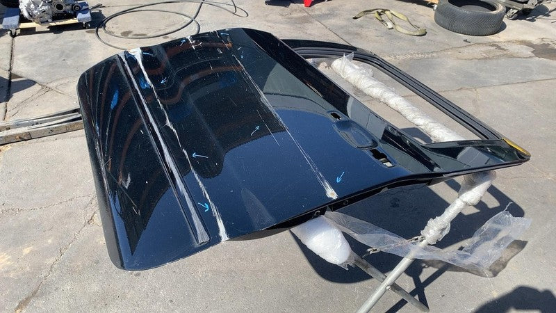 ⭕ 2014-2018 Silverado 1500 Rear Driver Side Door Shell Panel Left LH Black U8555