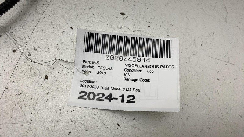 ⭕2017-2023 Tesla Model 3 Rear Bumper Wiring Harness Cable Wire Loom 10