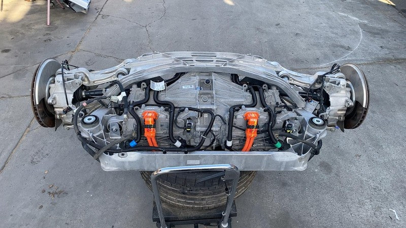 ⭕ 21-23 Model S Rear Drive Unit Motor + Subframe & Suspension Plaid 17