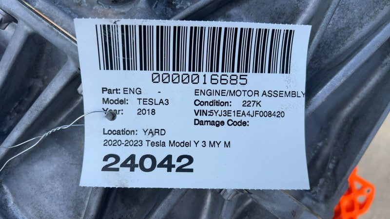 112098000C ⭕ 2017-2023 Tesla Model 3 Y Electric Engine Motor Rear Drive Unit 1120980-00-C