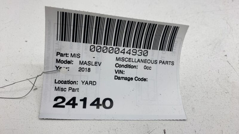 670103795 ⭕ 2017-2024 Maserati Levante SRS Safety Restrain Control Module Unit 670103795