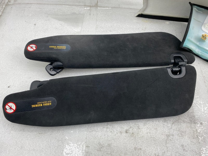 ⭕ 16-20 Tesla Model S SET of Ceiling Headliner Sunvisor Upper A + B + 