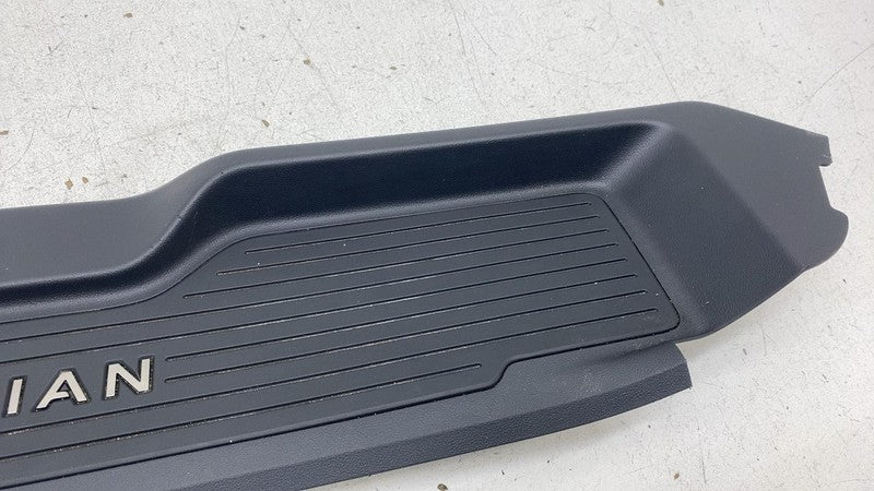 2022-2024 Rivian R1S Rear Left Door Sill Plate Step Scuff Trim Cover Guard Black
