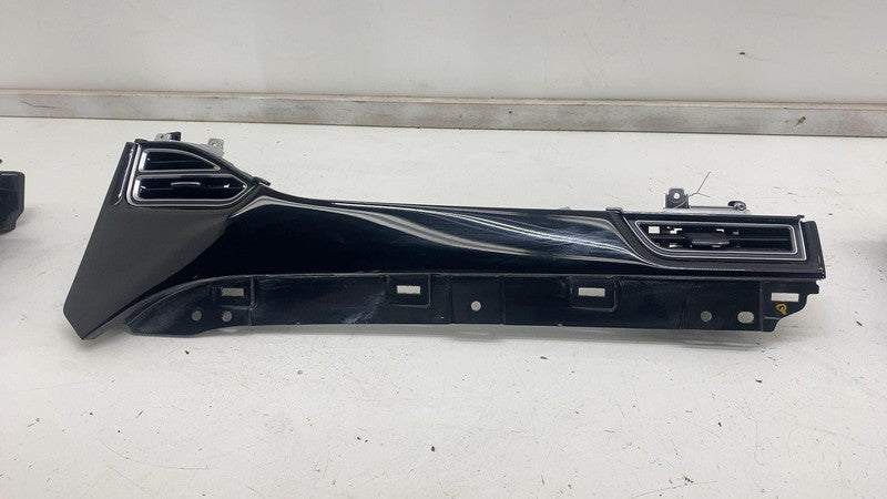 ⭕ 12-15 Tesla Model S MS SET of Dash A/C Air Vent Outlet Trim Panel 10