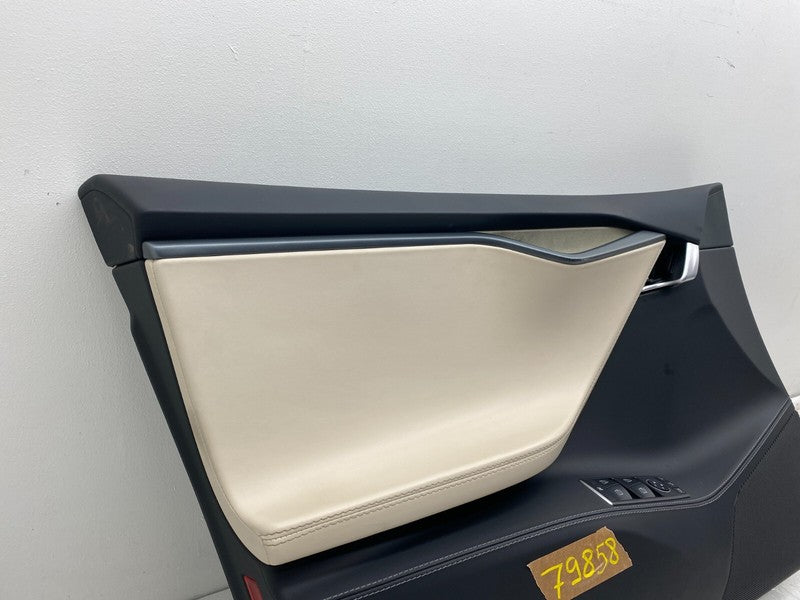 6006071 52 N ⭕12-20 Tesla Model S Front Left Interior Door Panel Trim Card Cover 6006071-52-N