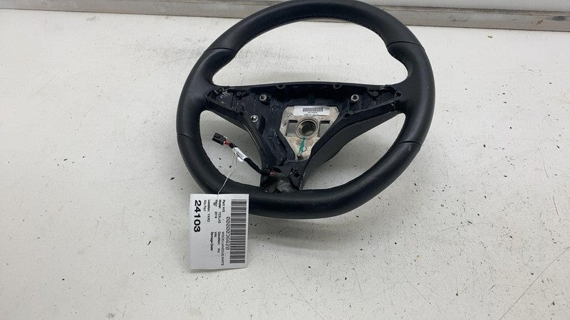 ⭕ 2012-2020 Tesla Model S X Front Driver Steering Wheel Black Leather 