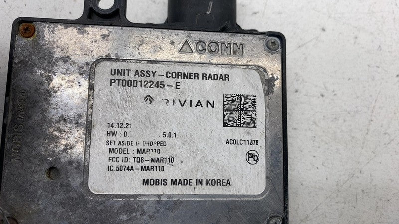 PT00012245E 2022 2023 2024 Rivian R1T R1S Rear Left or Right Blind Spot Radar Sensor Module