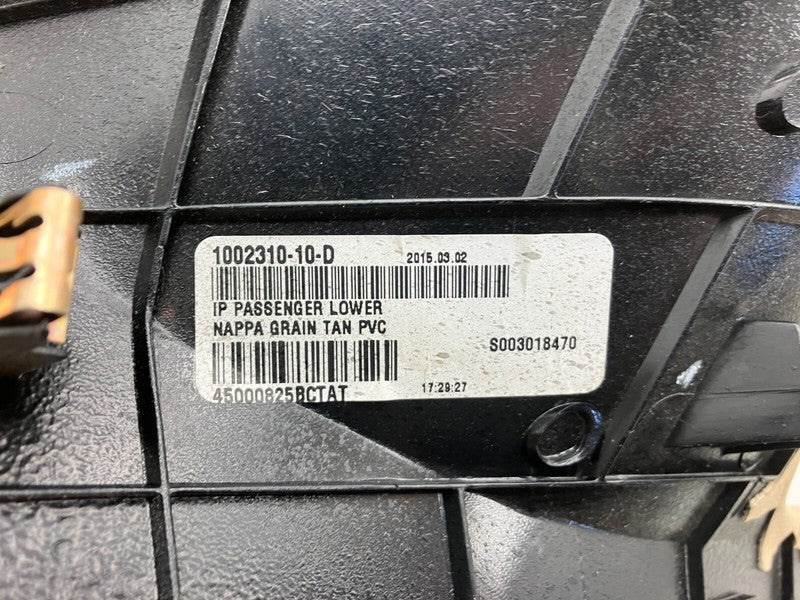 100231010D ⭕12-15 Model S Front Right Dash IP Lower Glove Box Trim Cover Panel 1002310-10-D