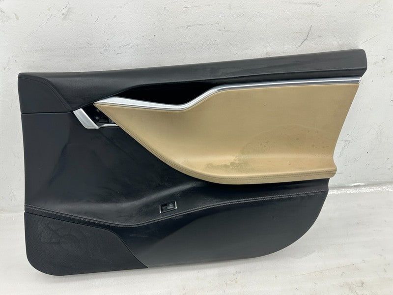 100791200D 12-20 Tesla Model S Front Right Interior Door Panel Trim Card Cover 1007936-26-M