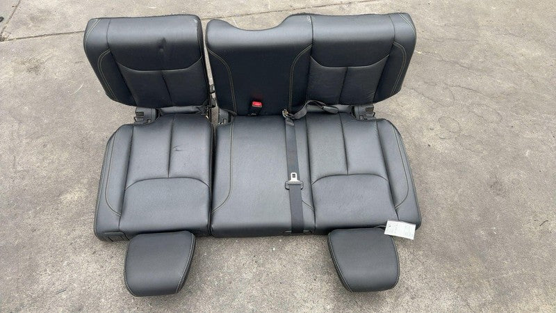 ⭕ 2011-2017 Jeep Wrangler Rear Left & Right 2nd Row Seat Black Leather Assembly