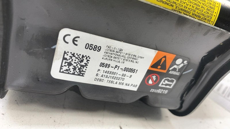 ⭕ 2012-2020 Tesla Model S Right Dashboard Instrument Panel Airbag 1463